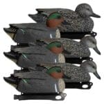 Rugged Series Green-Winged Teal Floater Decoys right facing