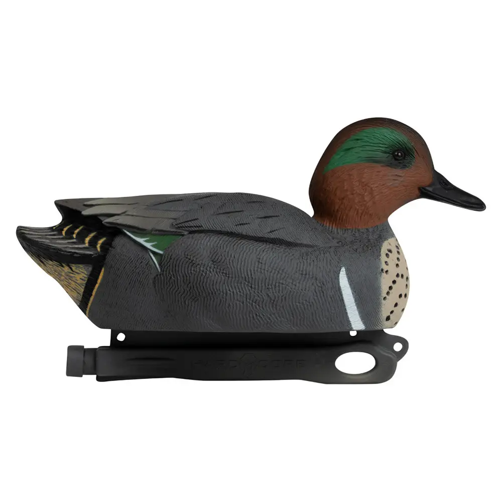 green-winged active drake decoy