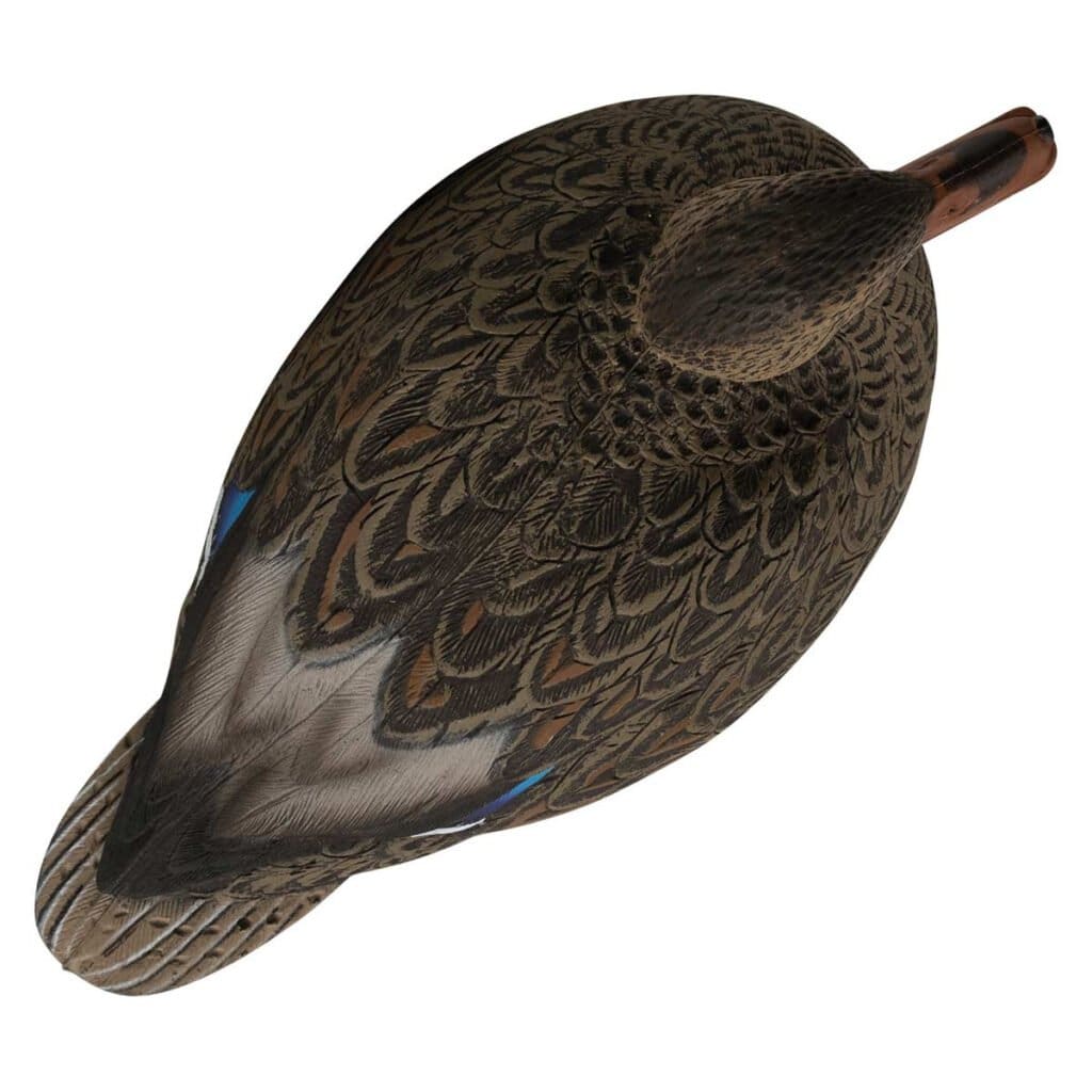 Rugged Series Standard Mallard decoy active hen top view