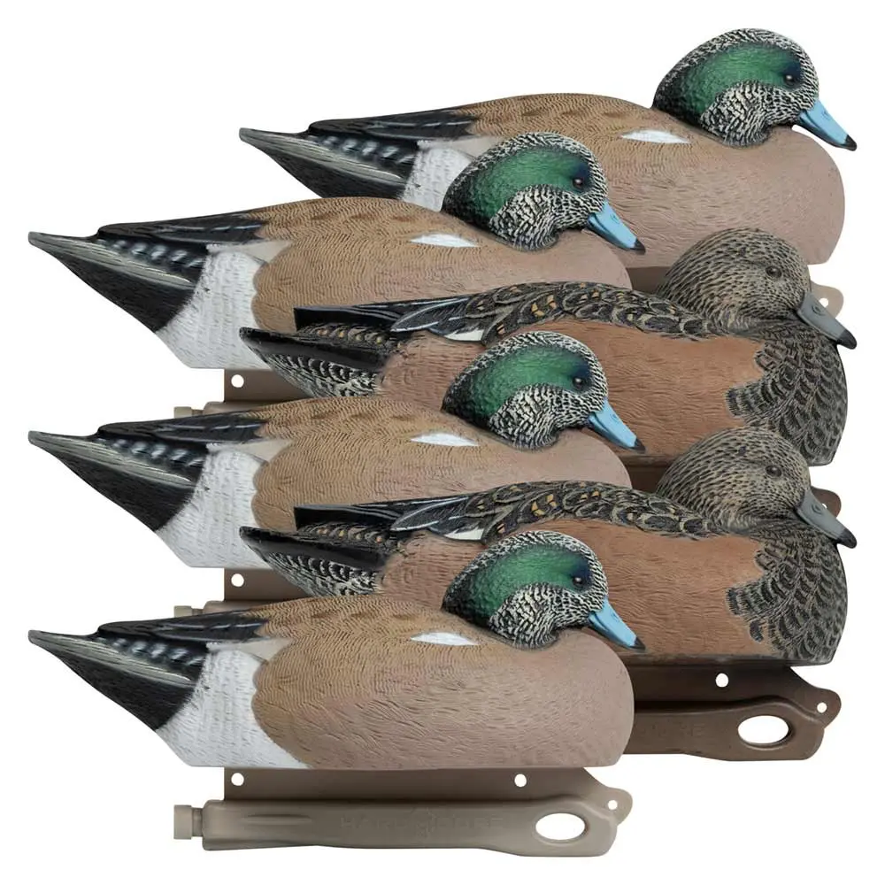 Rugged Series Wigeon 6 pack of decoys right facing