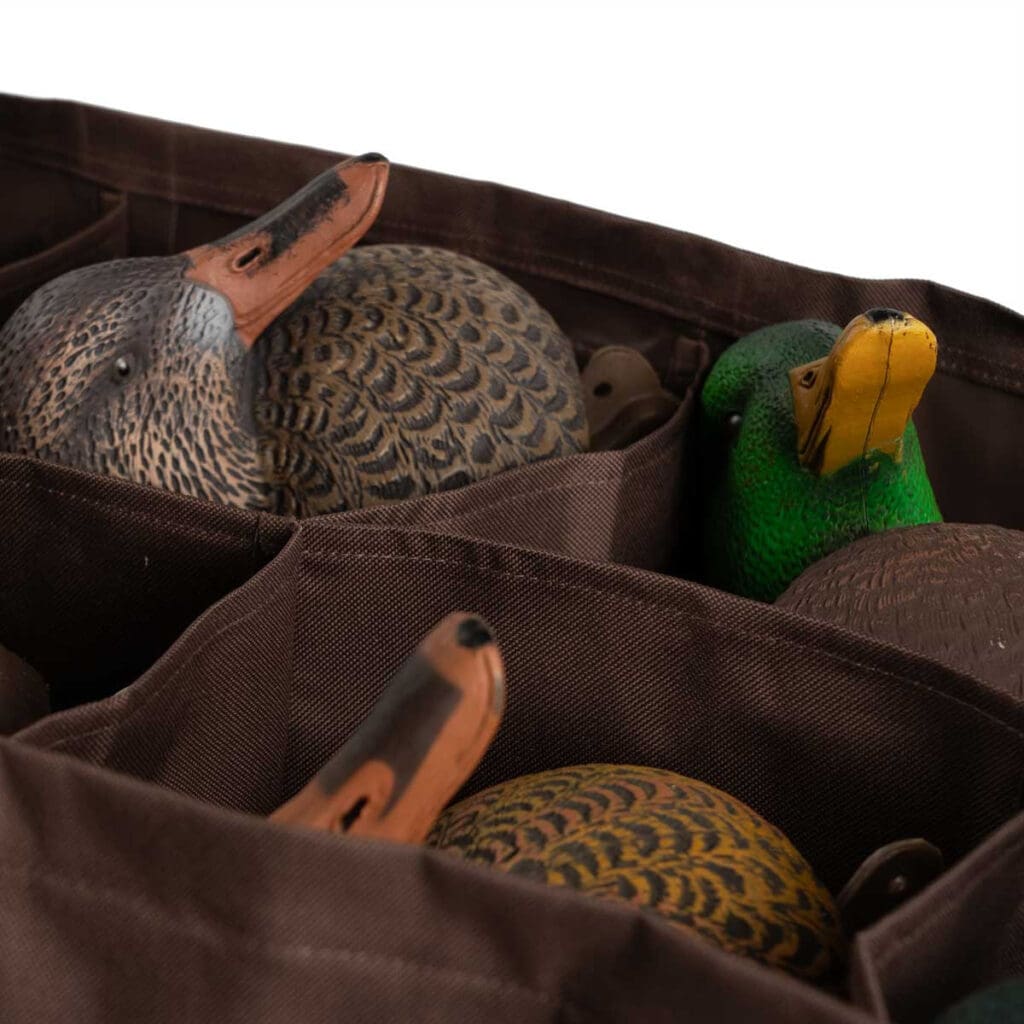 12-Slot Duck Decoy Bag top slots