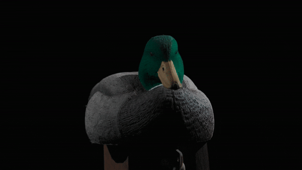 Rugged Series Standard Mallard Floater Decoys Flocked Head Drakes
