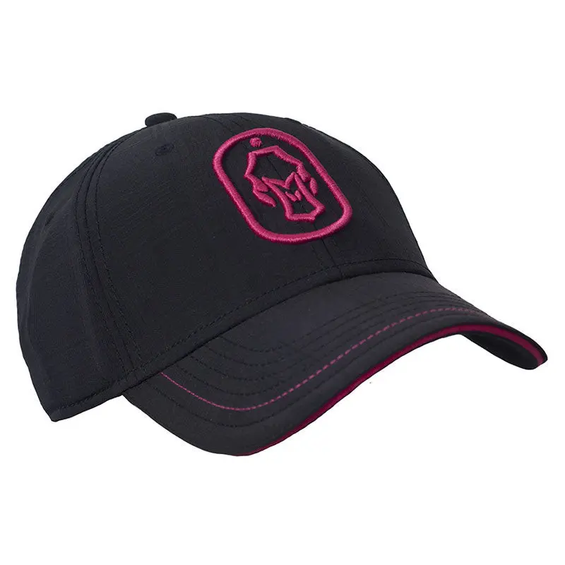 One size fits most
Hook & Loop Strap
Pink Logo on Black Hat¬†

¬†