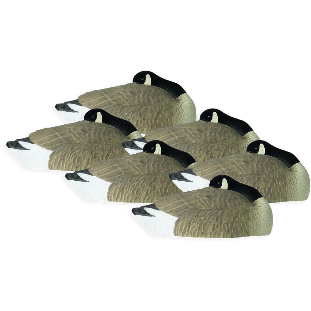 Rugged Series Canada Sleeper Shell Decoys - Flocked Head 6 Pack full line up image