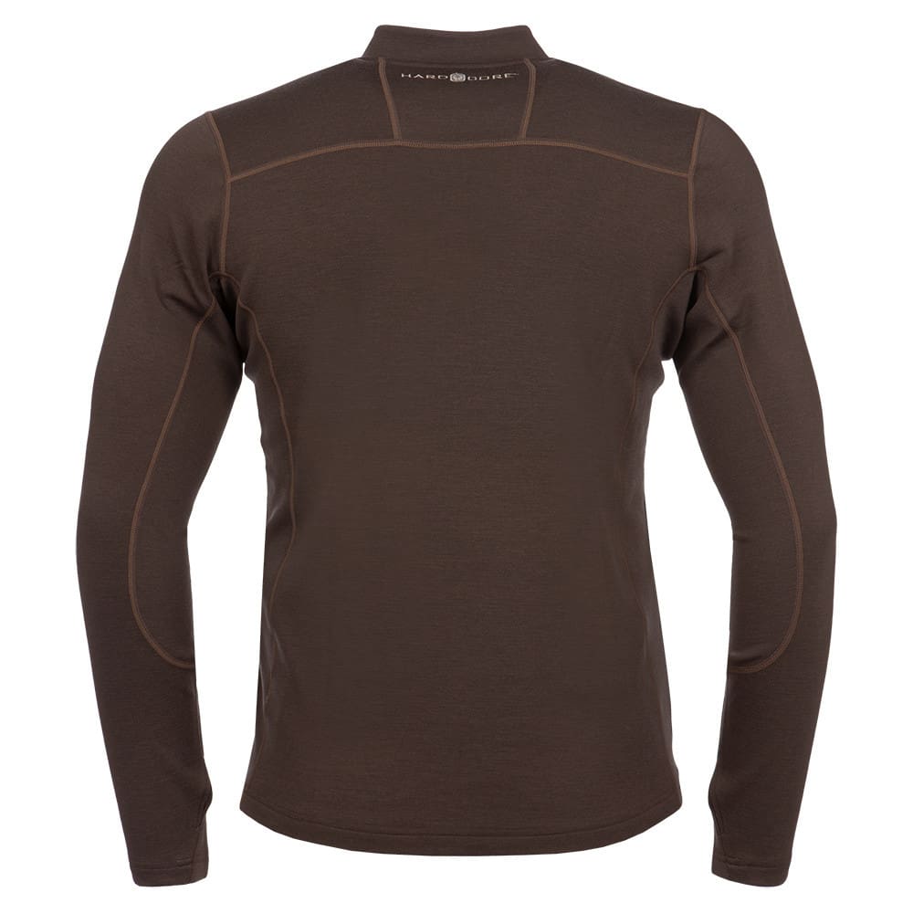 Power-M Base 1/4 Zip Top in weathered back facing image
