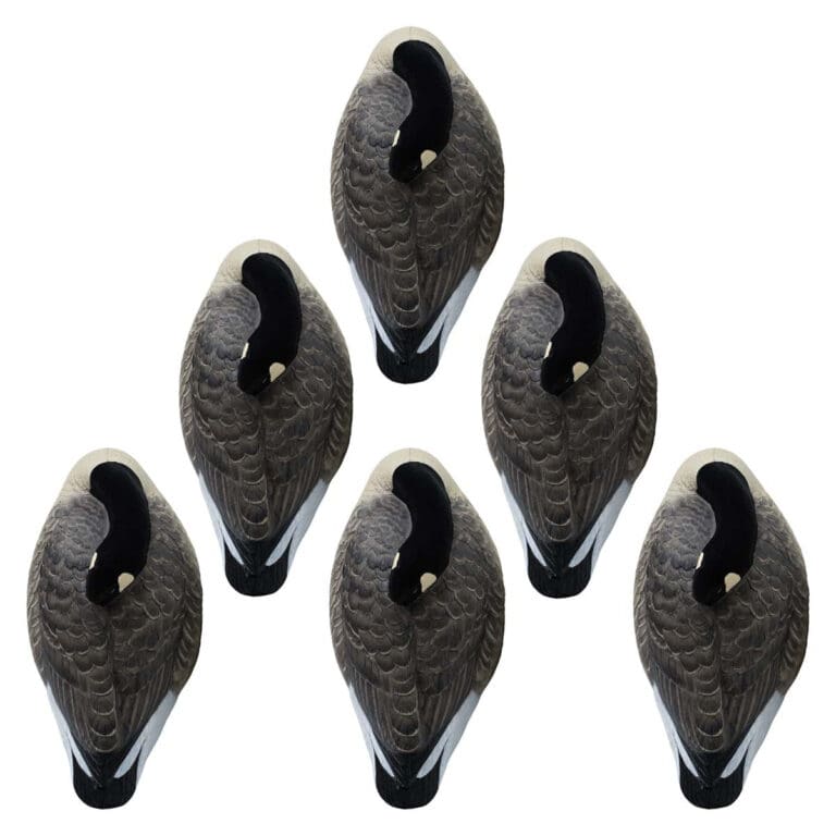 Rugged Series Canada Sleeper Shell Decoys - Flocked Head 6 Pack
