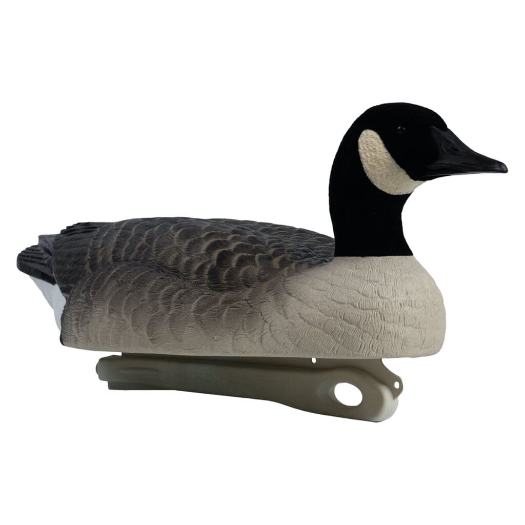 Rugged Series Canada Goose Floaters Touchdown Decoys - Flocked Head 6 Pack - semi-sentry right front