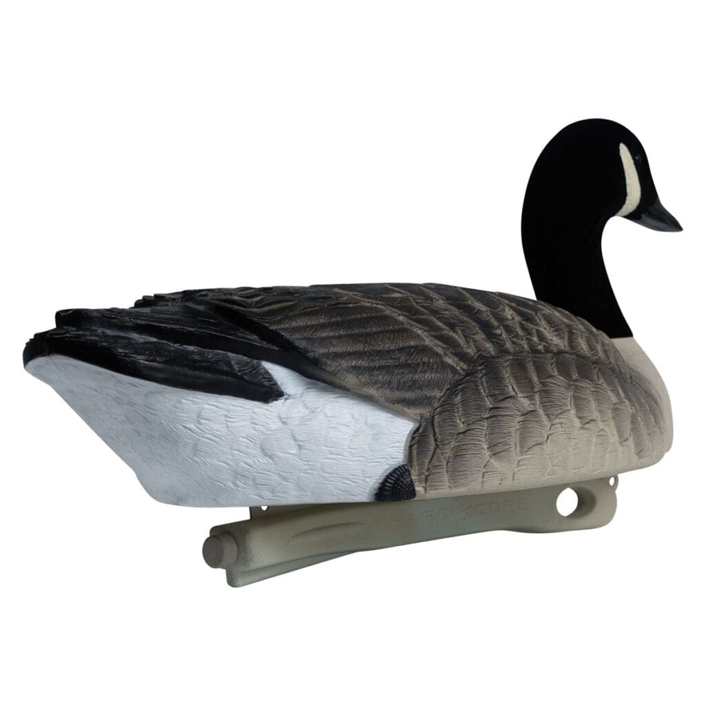 Rugged Series Canada Goose Floaters Touchdown Decoys - Flocked Head 6 Pack - resting right back