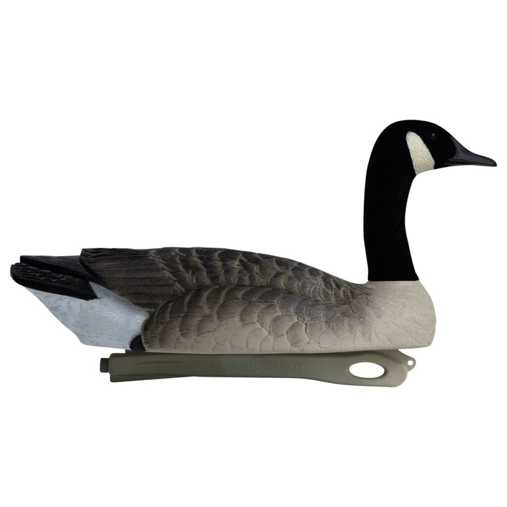 Rugged Series Canada Goose Floaters Touchdown Decoys - Flocked Head 6 Pack - sentry right facing