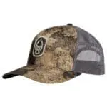 Hardcore Mesh Logo Hat mossy oak bayou leftfacing