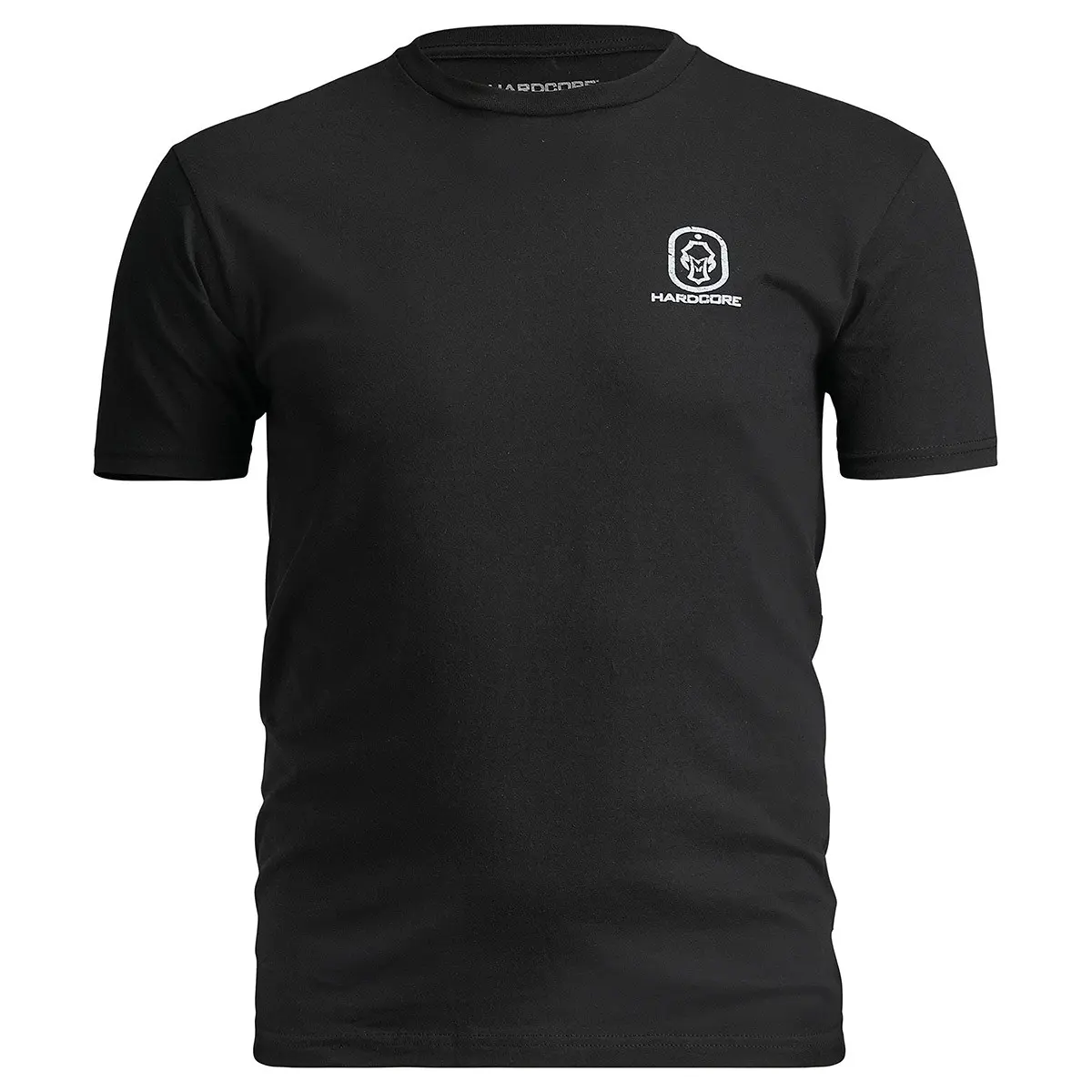 Hardcore Snow Bird Tee in black front facing